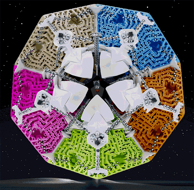 YuXin Huanglong Petaminx Cube Stickerless